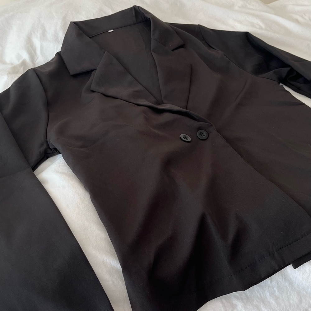 Black Blazer Blouse